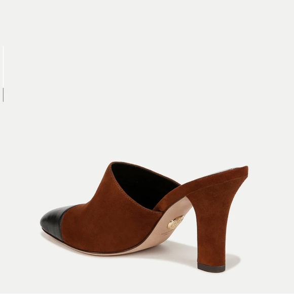 Veronica Beard Carlotta Suede Mixed-Media Heel - Picture 3 of 6